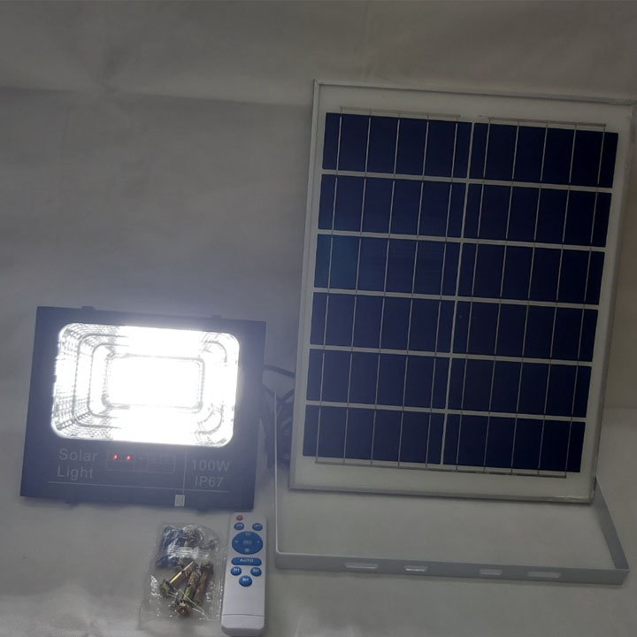 Đèn pha led năng lượng mặt trời DK312 100W