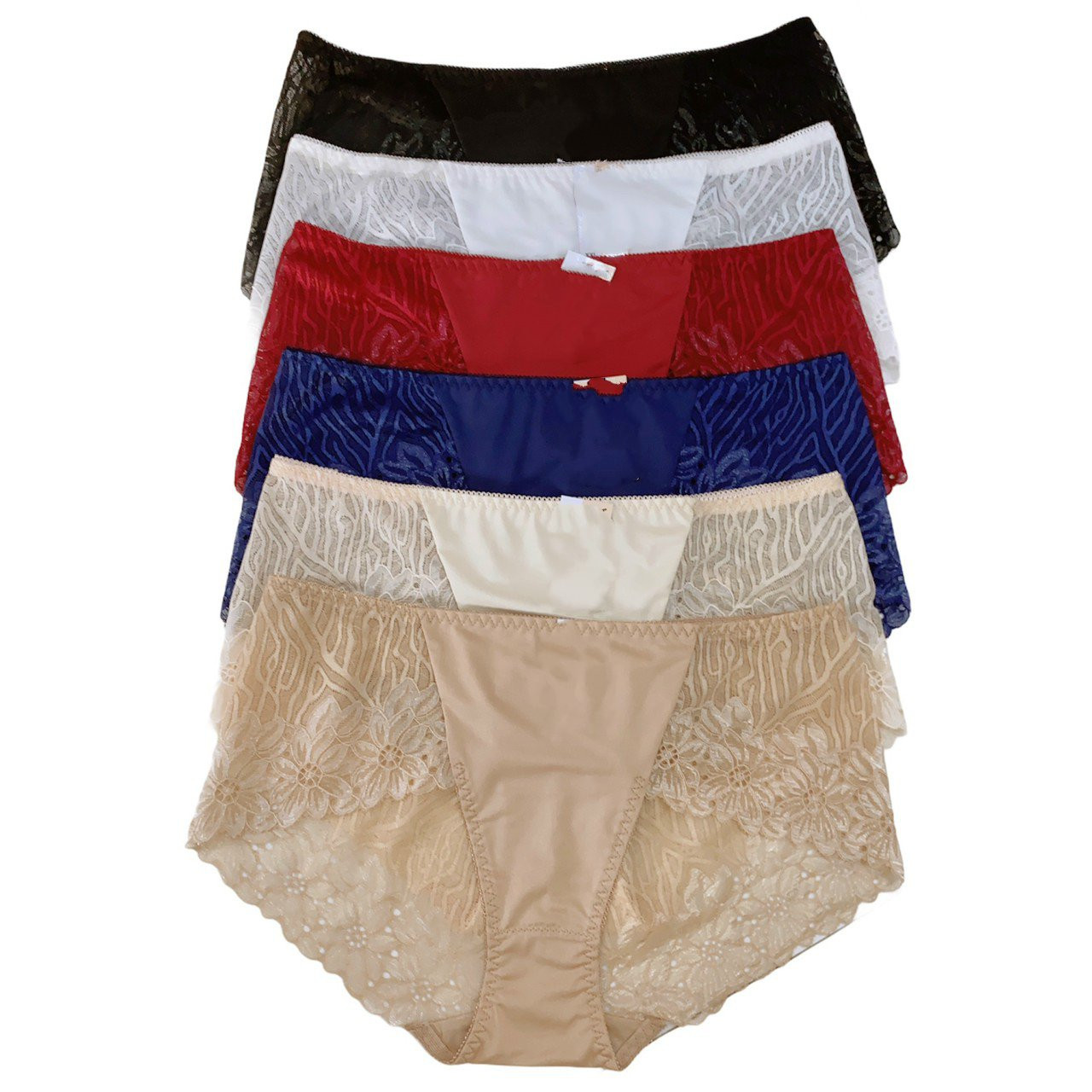 Combo 10 Quần lót ren cạp cao tôn dáng hàng cao cấp từ (40kg- 80kg)