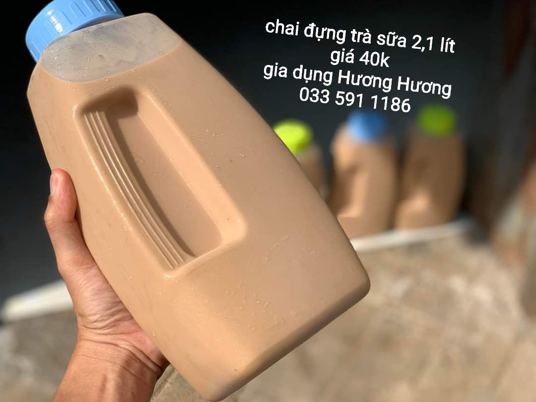 Chai đựng trà sữa 2,1 lít