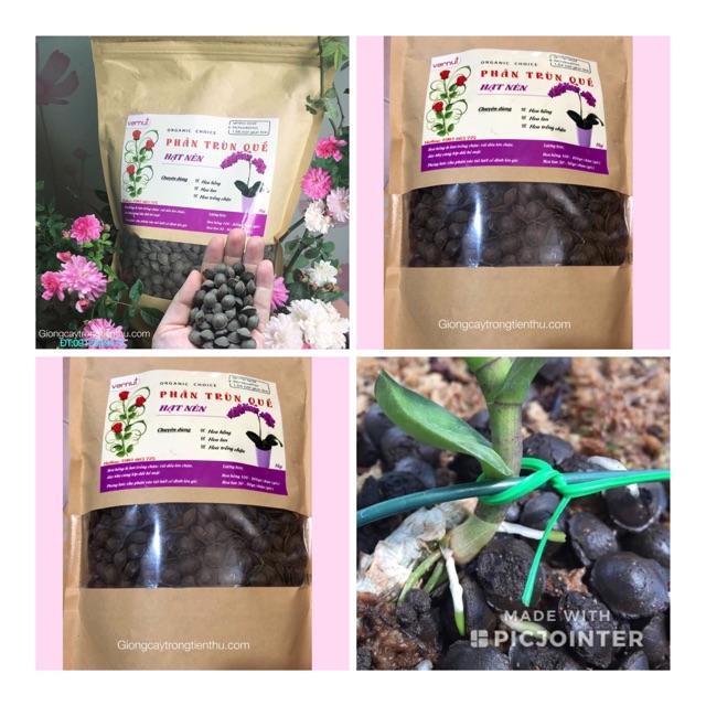 PHÂN TRÙN QUẾ HẠT MẬN (chuyên dùng cho Hoa hồng, Hoa Lan, Hoa trồng chậu...1kg