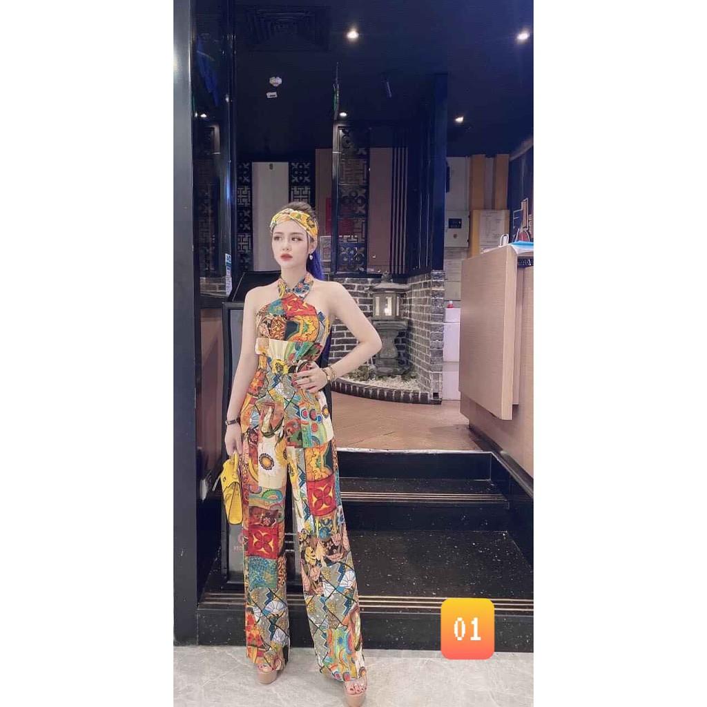 Set Jump Vàng Kèm Khăn Turban