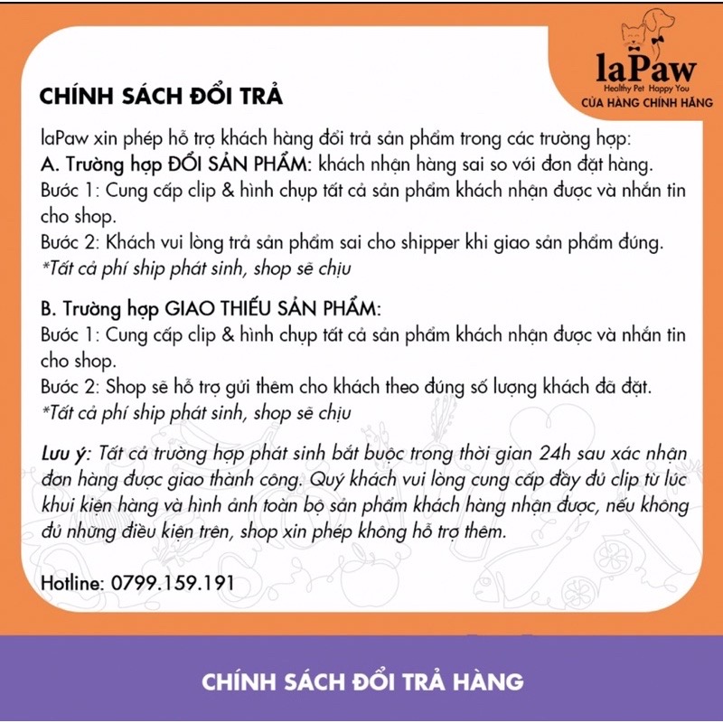 Cát vệ sinh lapaw cho mèo