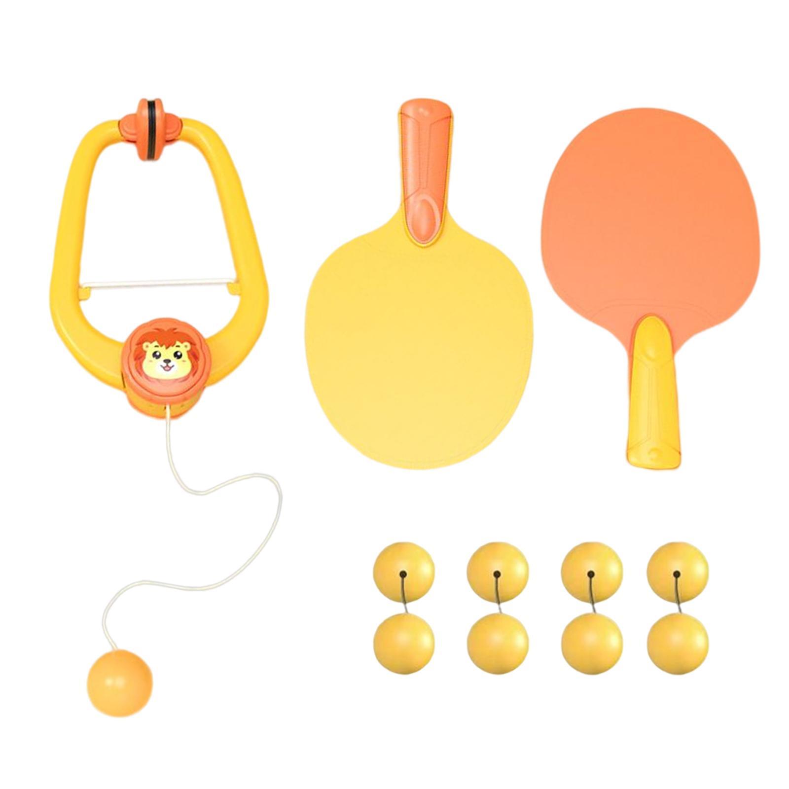 Indoor Hanging Table Tennis Self Training Table Tennis Suspended Tennis Ball Trainer for Improve Hand Eye Coordination Training Equipment