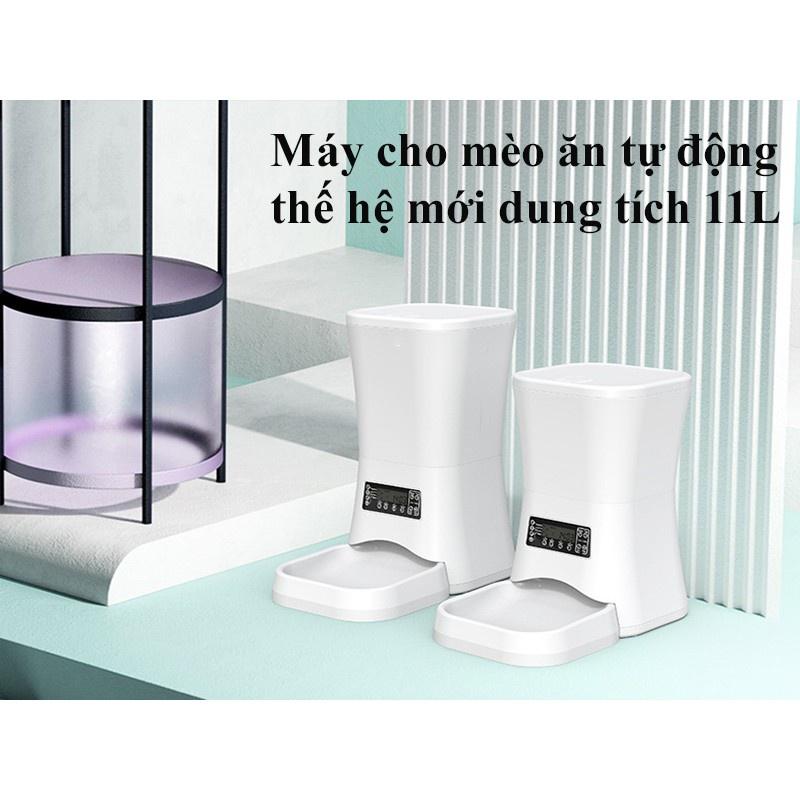 Máy cho mèo chó ăn tự động 11L, máy ăn tự động chó mèo thú cưng chăm sóc pet