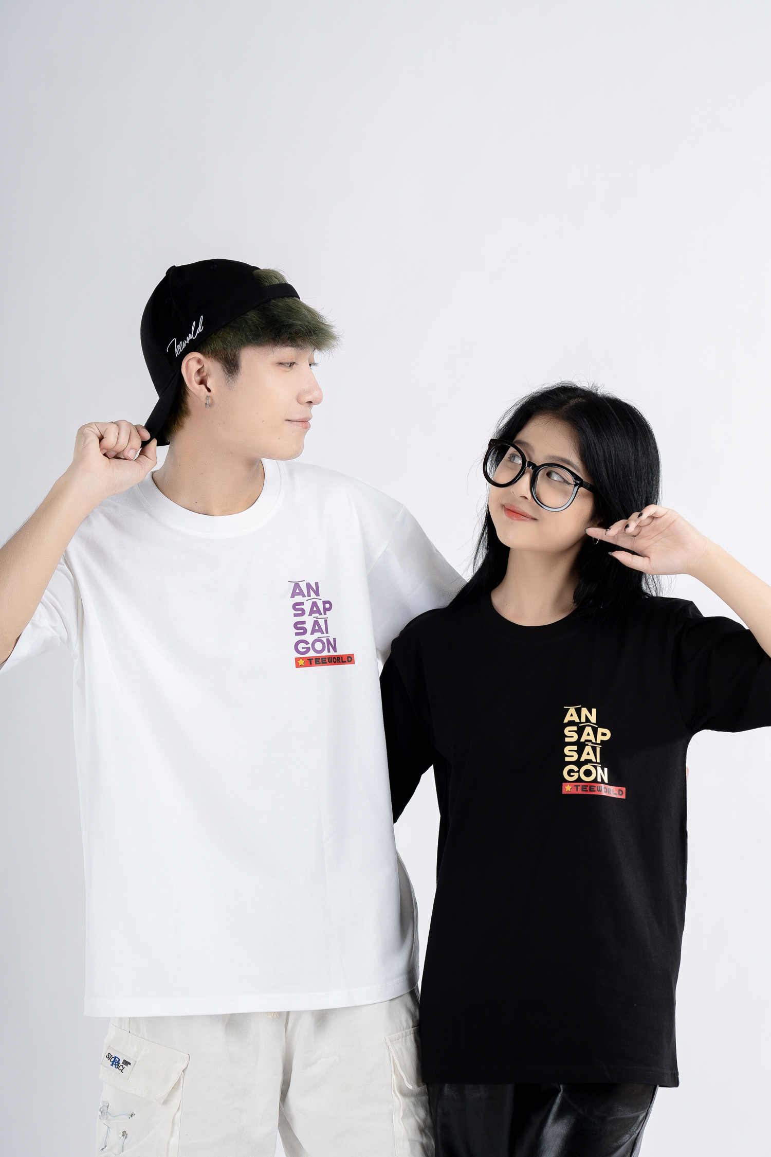 Áo Thun Teeworld Ăn Sập Sài Gòn Unisex Nam Nữ Form Rộng