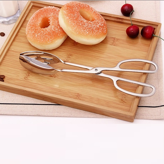 Kéo gắp thức ăn inox - 25.4x4cmx3mm