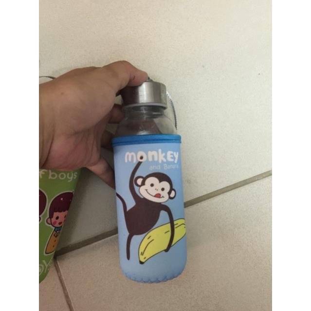 Bình thủy tinh có bọc giữ nhiệt 300ml