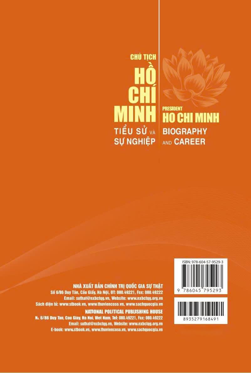 Sách - Chủ Tịch Hồ Chí Minh - Tiểu Sử Và Sự Nghiệp President Ho Chi Minh - Biography And Career (Song Ngữ Việt - Anh)