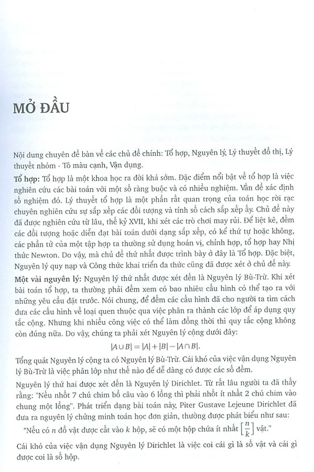 Tổ Hợp - Nguyên Lý - Đồ Thị - Nhóm Và Tô Màu ( TT)