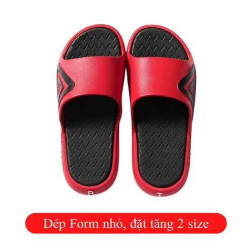 Dép quai ngang đúc phối họa tiết tam giác LuxWear siêu mềm, êm DQN01