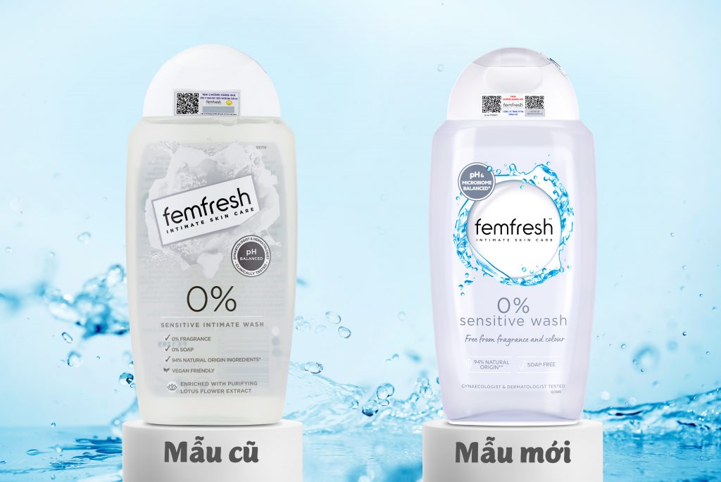 Dung dịch vệ sinh phụ nữ cao cấp cho da nhạy cảm Femfresh Pure & Fresh Wash 250ml