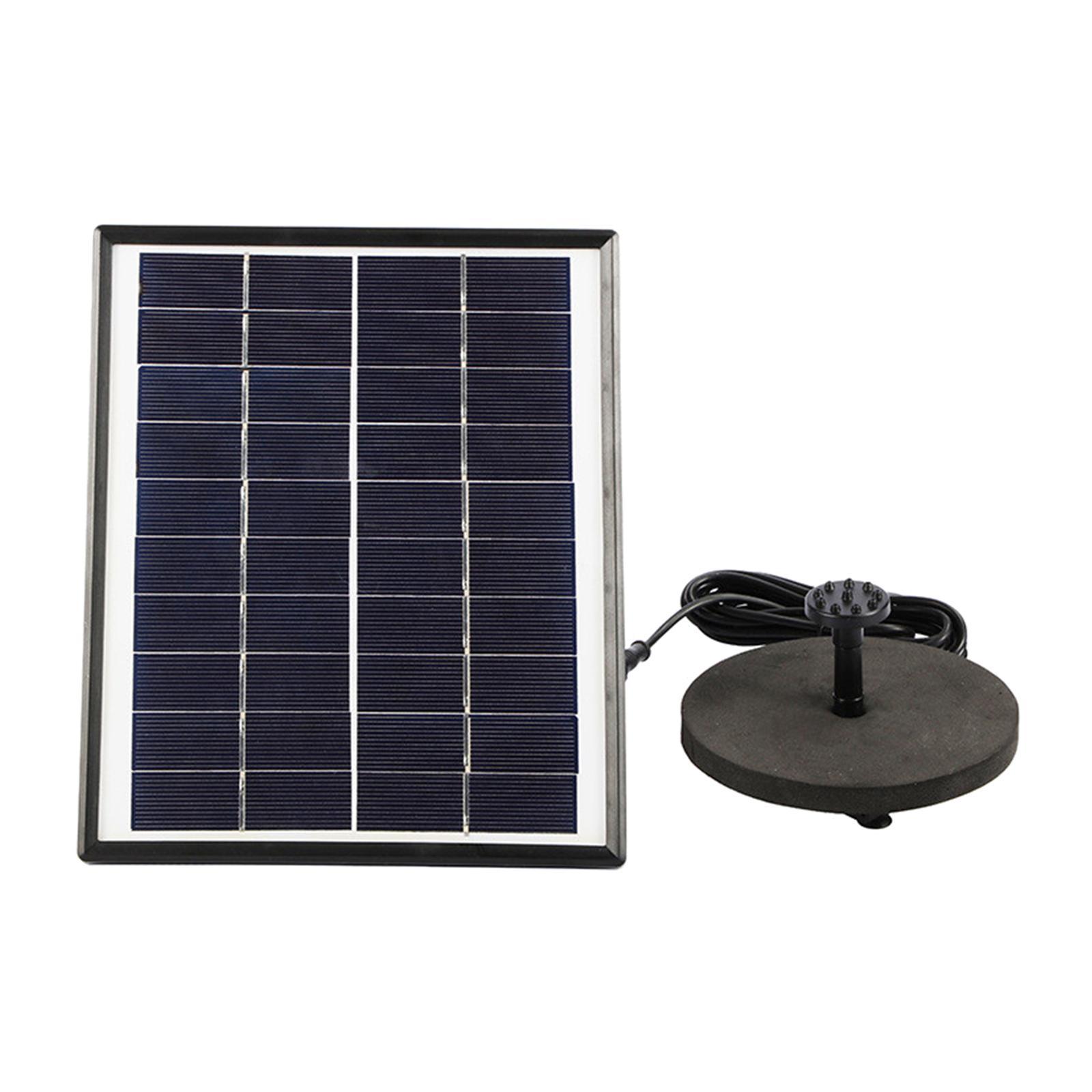 Solar Fountain Pump 12V 5W 200L/H Solar Pond Pump for Garden Pool Pond Aquarium