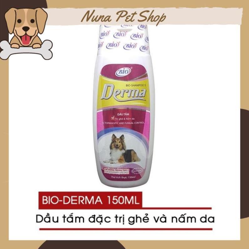 Sữa tắm trị ghẻ và nấm da cho chó mèo Bio Derma 150ml