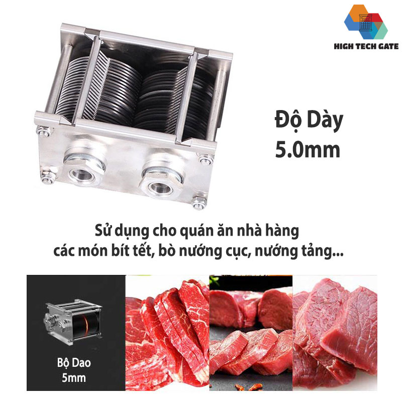 Bộ dao dùng cho máy thái thịt tươi sống Inox EY110 (phụ kiện mua thêm)