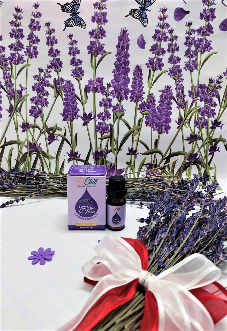 Tinh Dầu Oải Hương OCHILL, Nguyên Chất 100%, Lavender Essential Oil - Kiểm Định QUATEST, COA
