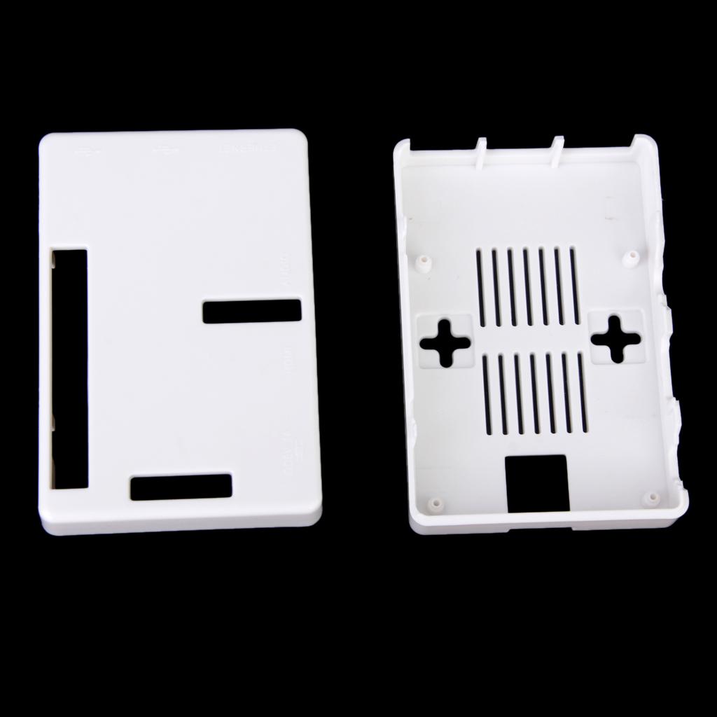 Plastic Case Enclosure Box Shell Cover for Raspberry Pi B+ and Raspberry Pi 2 White