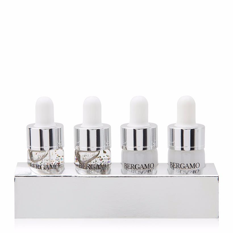 Set 4 chai Siêu tinh chất dưỡng trắng da Bergamo Viva White Whitening Perfection Ampoule Set 13ml x4