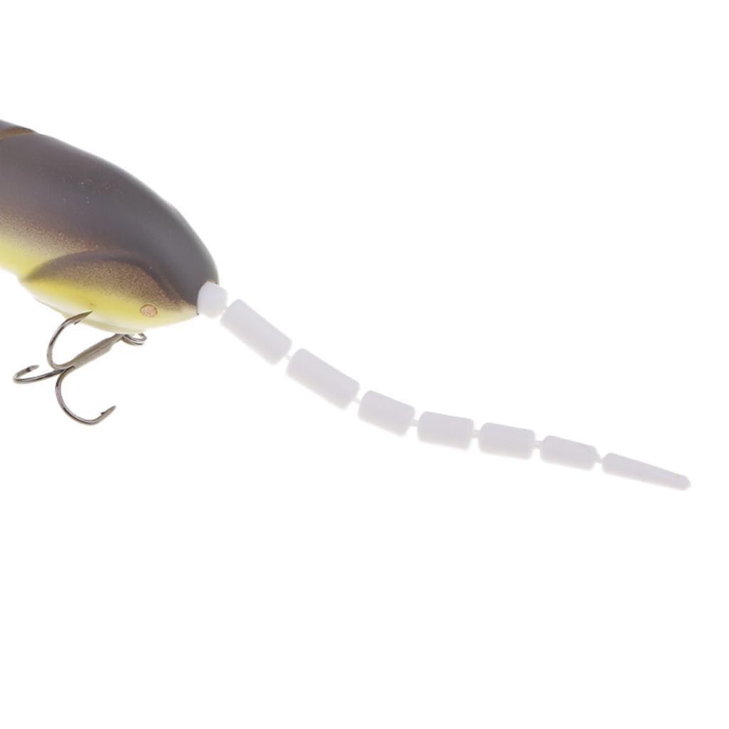 2pcs Multi-joint Tail Mice Rat Lures Topwater Fishing Lures Soft Bass Baits