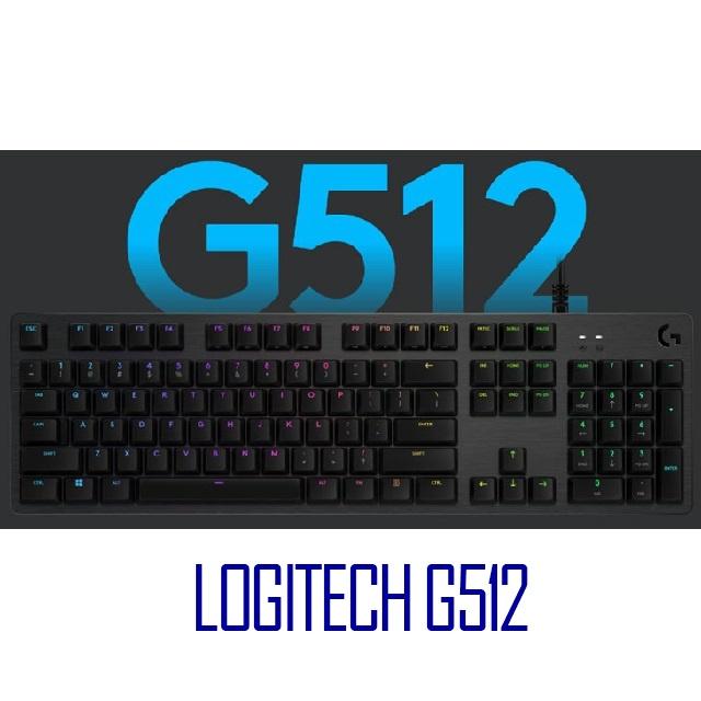 Bàn phím cơ có dây Logitec G512 RGB GX