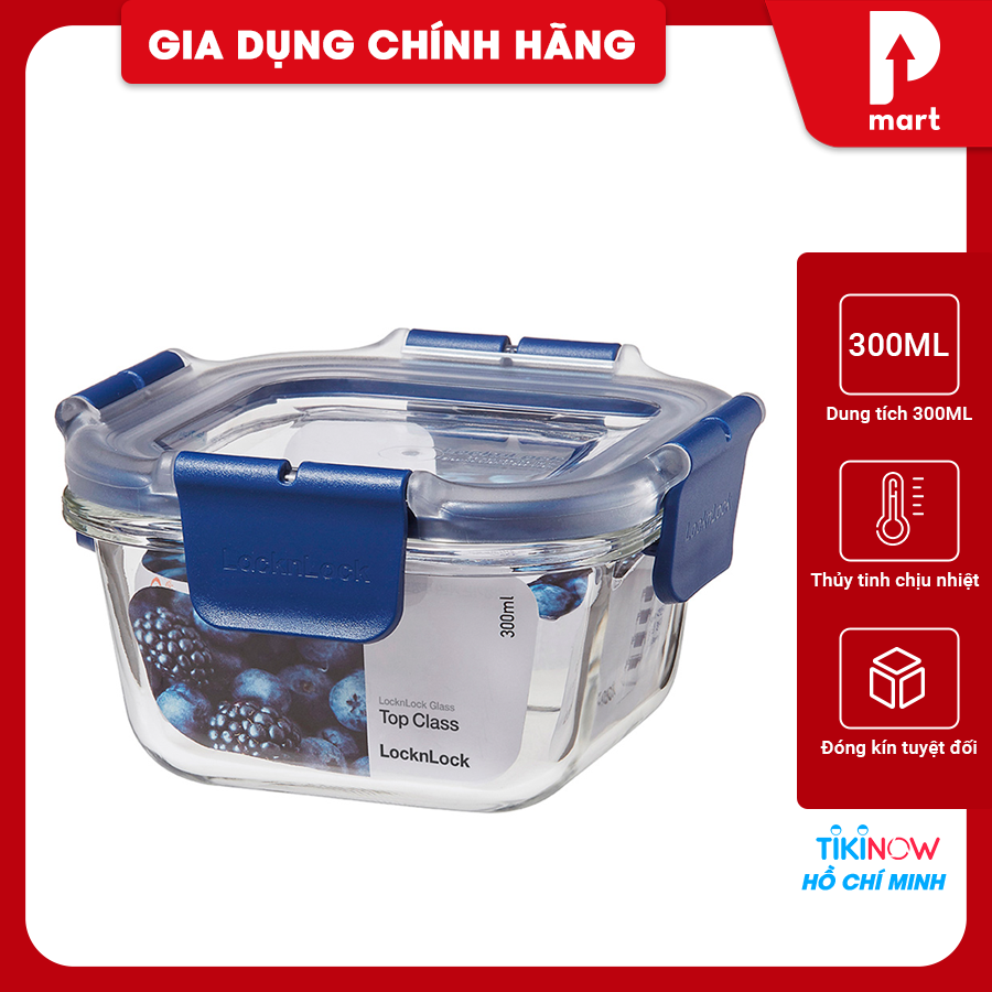 Hộp Bảo Quản Thủy Tinh Lock&amp;Lock LBG - Top Class (Nhiều Dung Tích)