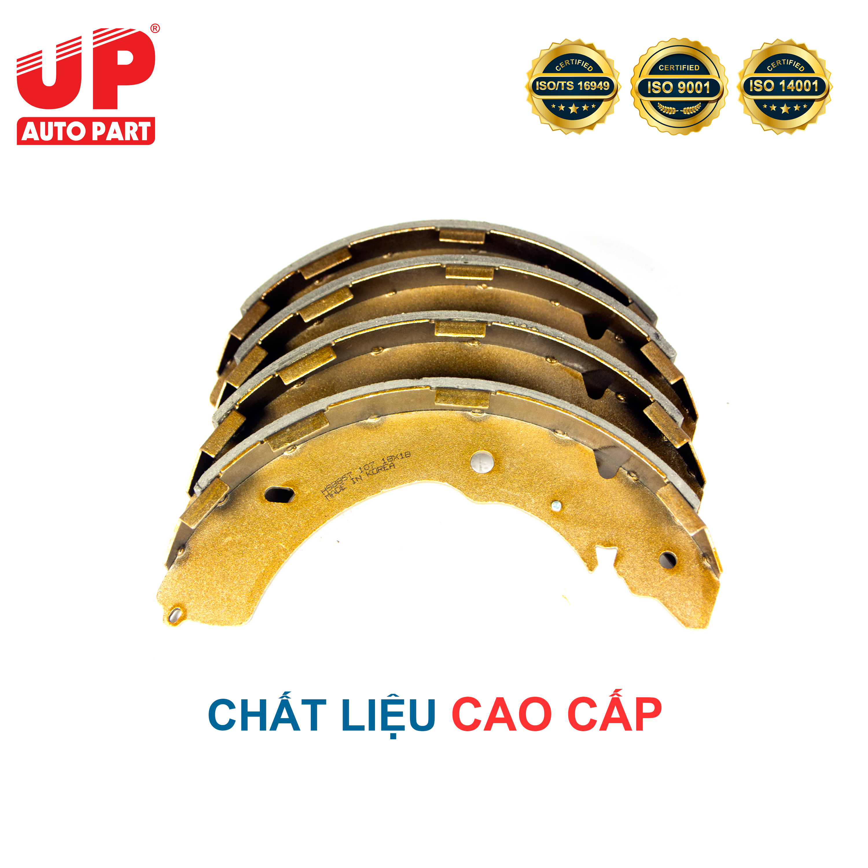 Guốc phanh bố thắng càng sau lắp cho Nissan VERSA 2009 & MITSHUBISHI MIRAGE / ATTRAGE 2013-Nay