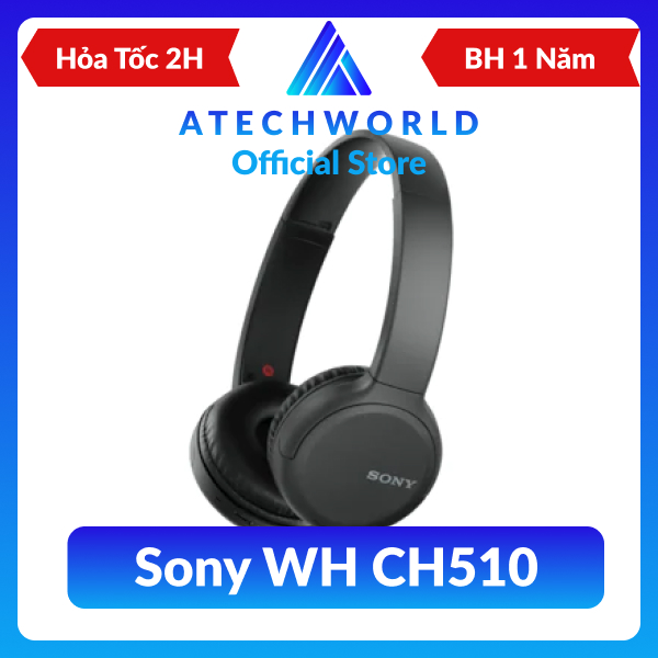 Tai Nghe Bluetooth Không Dây Sony WH CH510 - Hàng Chính Hãng