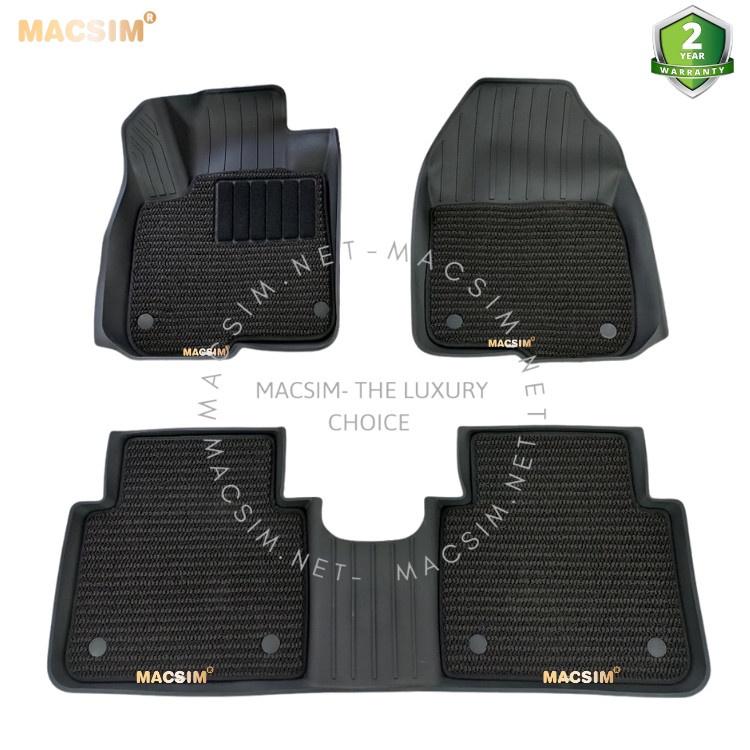 Thảm lót sàn 2 lớp xe ô tô Honda CRV 2018+ Nhãn hiệu Macsim 3W chất liệu nhựa TPE đúc khuôn cao cấp