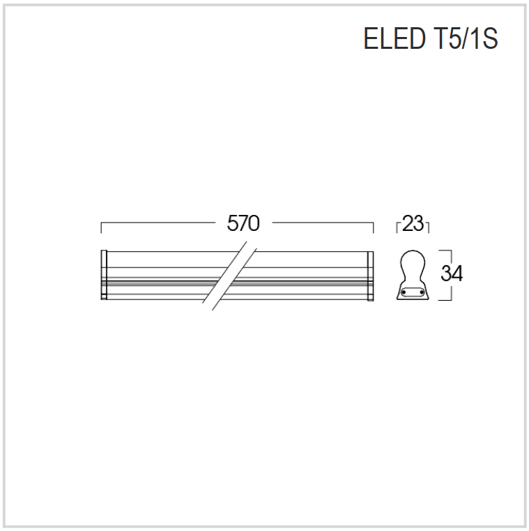 ĐÈN LED LUMAX#ELED T5/1S-8LED/4K