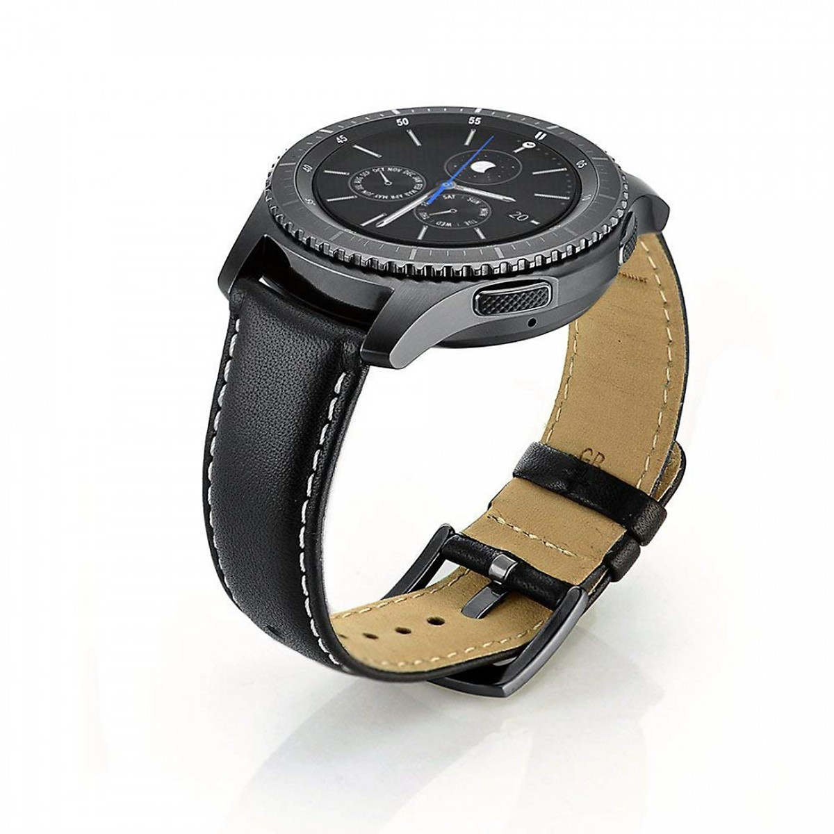 Dây Da Classic Leather Dành Cho Galaxy Watch 46, Huawei GT2, Huawei GT, Gear S3 (Size 22mm)