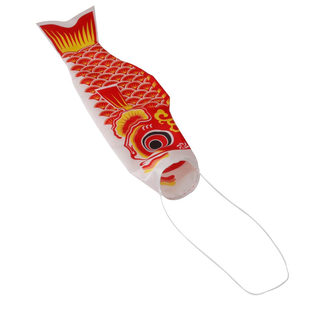 Japanese Windsock Carp Flag Koi Nobori Sailfish 150cm Blue and 100cm Red