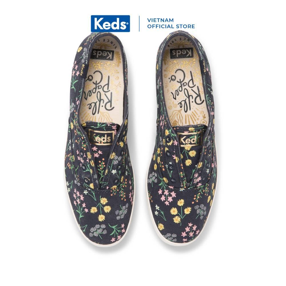 Giày Thể Thao Keds Nữ- Keds x Rifle Paper Co. Chillax Petite Fleurs Printed- KD065565WF