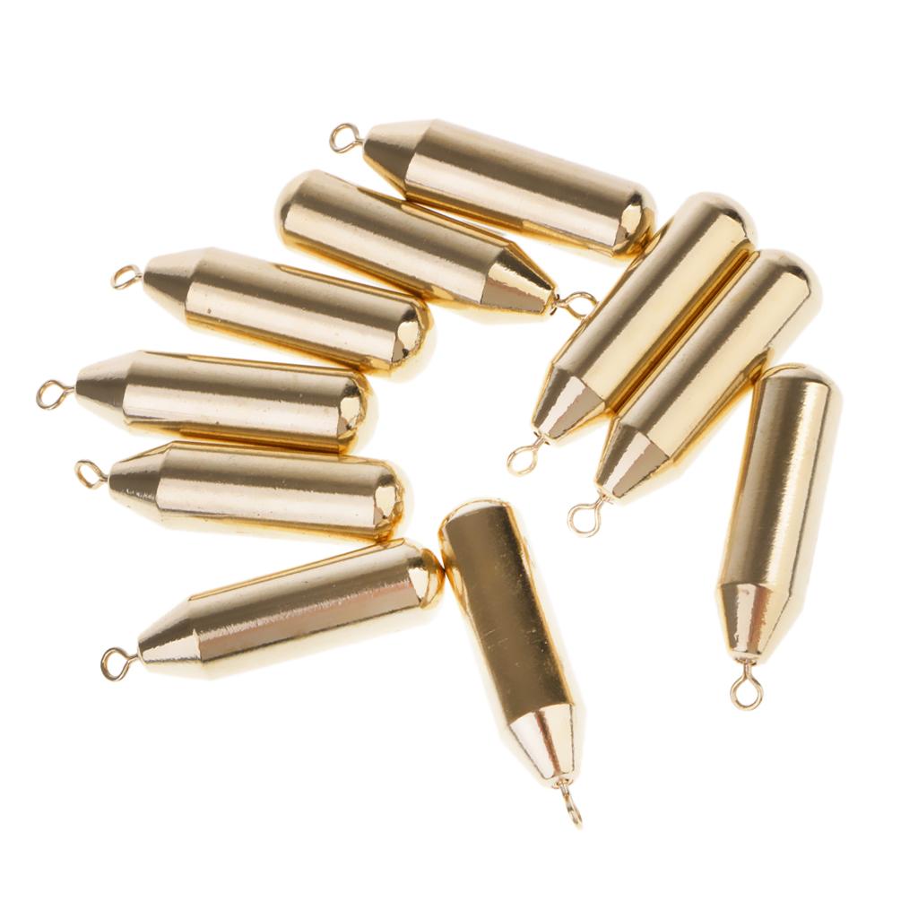 Copper Weight Sinkers /Fishing Weights Sinker Bulk Sinker Weights Kit Gold