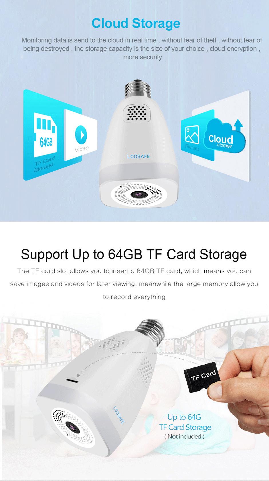 Tuya WiFi camera graffiti không dây thông minh 1080p camera Tuya thông minh nhỏ U mạng giám sát nhà máy ảnh bảo mật nhà: màu trắng