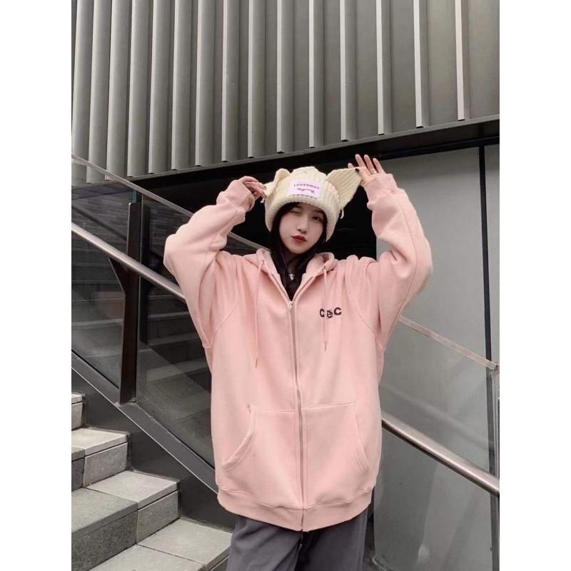 Áo khoác hoodie zip ChanceChance xuất Hàn full tag mác