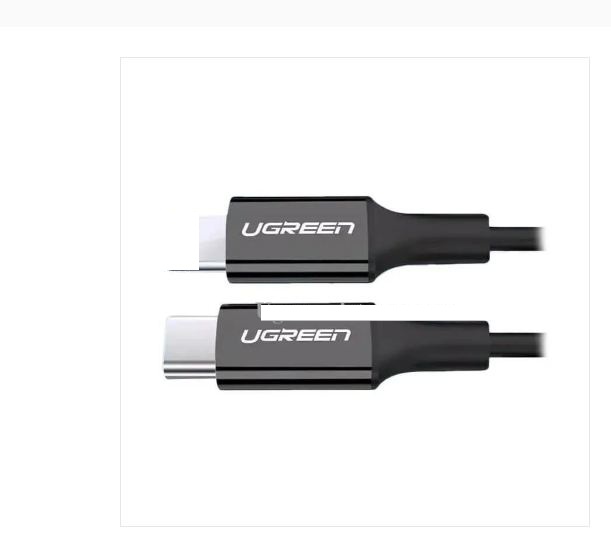 Cáp usb type c ra ap ple light nings màu trắng ugreen 60751 đen 1m US171 - Hàng Chính Hãng