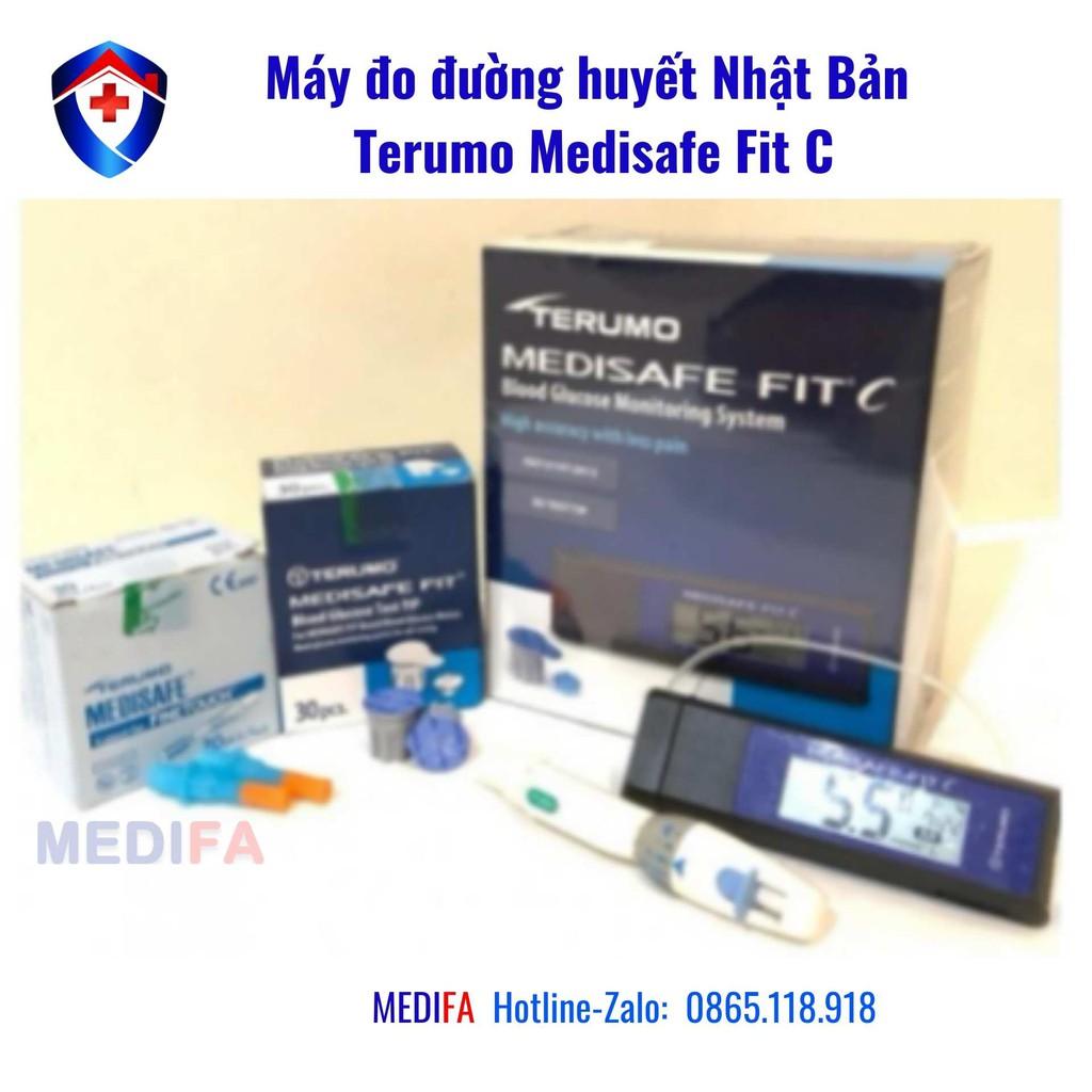 Máy đo đường huyết, tiểu đường Terumo Medisafe Fit C Chính Hãng Nhật Bản, Bảo hành 5 năm