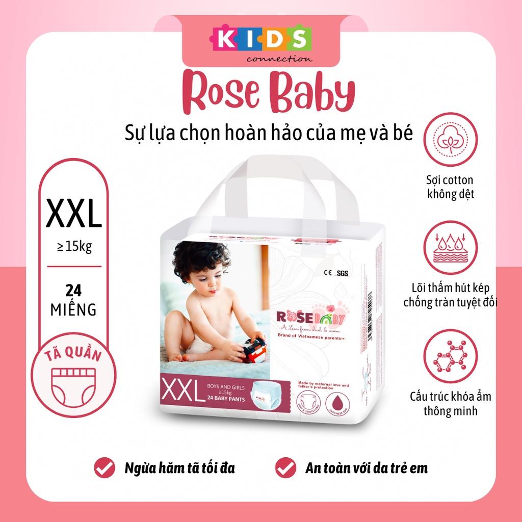 Bỉm tã quần ROSE BABY size XXL (24 miếng)
