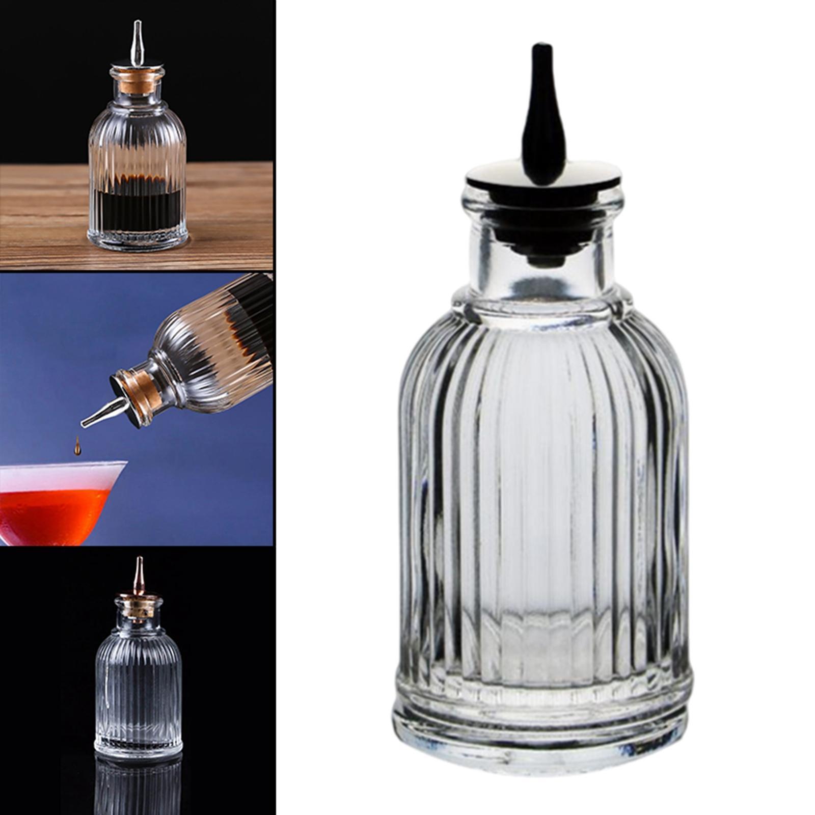 Bitter Bottle Display Wine Bottle Bartender Decanter Dasher Bottle for Living Room Desktop