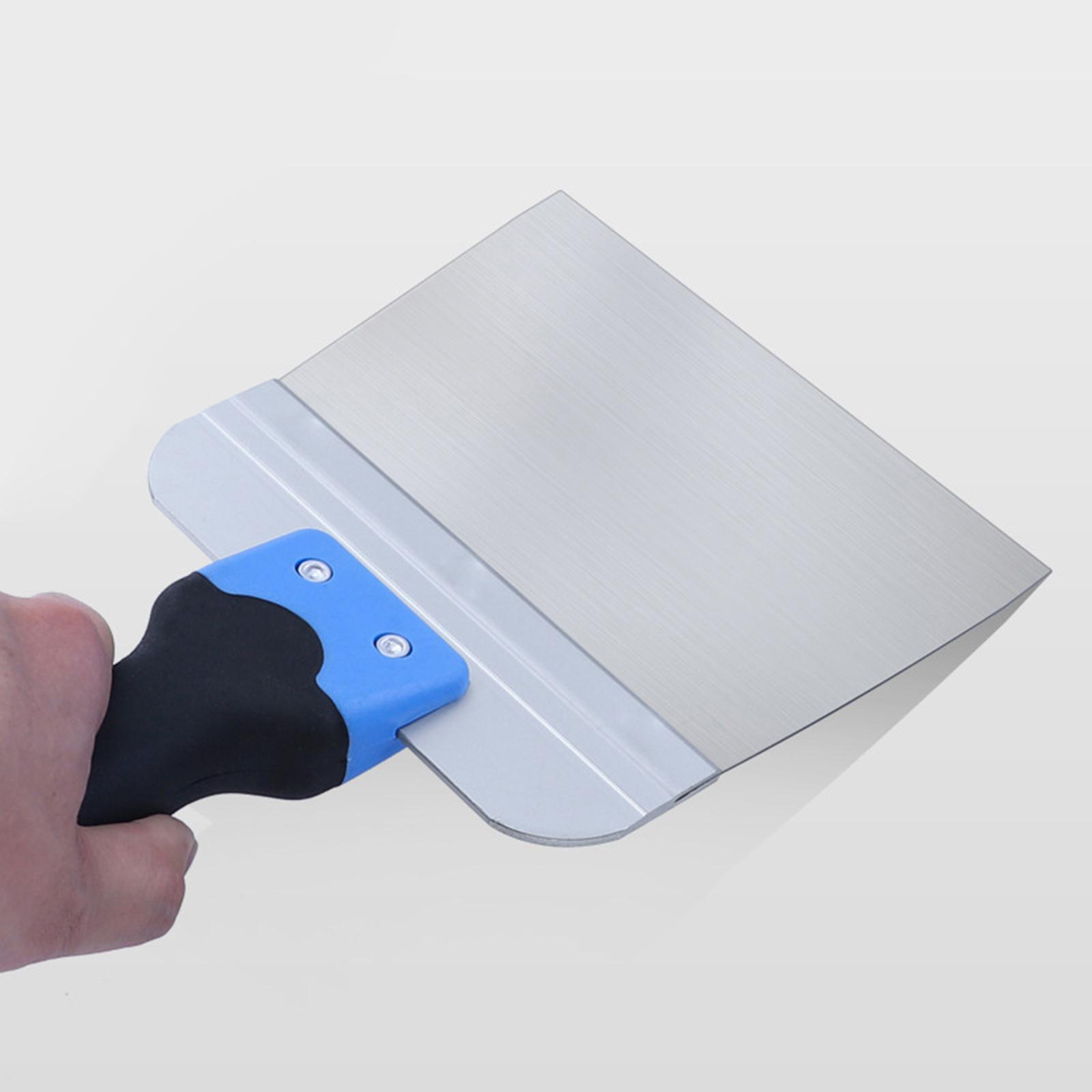 Paint Putty Scraper Stainless Steel Painters Tool Spackle Knife, for Decals Plaster