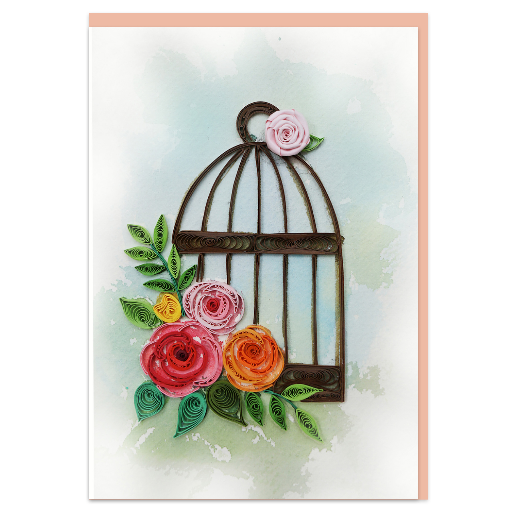 Thiệp Sinh Nhật, Chúc Mừng, Tình Yêu, Cám Ơn - 12x17cm - Thiệp Giấy Xoắn Handmade