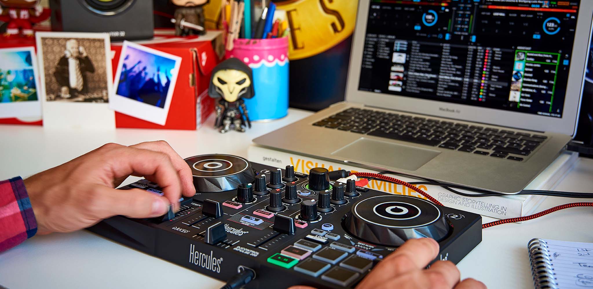 DJControl Inpulse 200 - bộ điều khiển bàn dj Hercules - HÀNG CHÍNH HÃNG