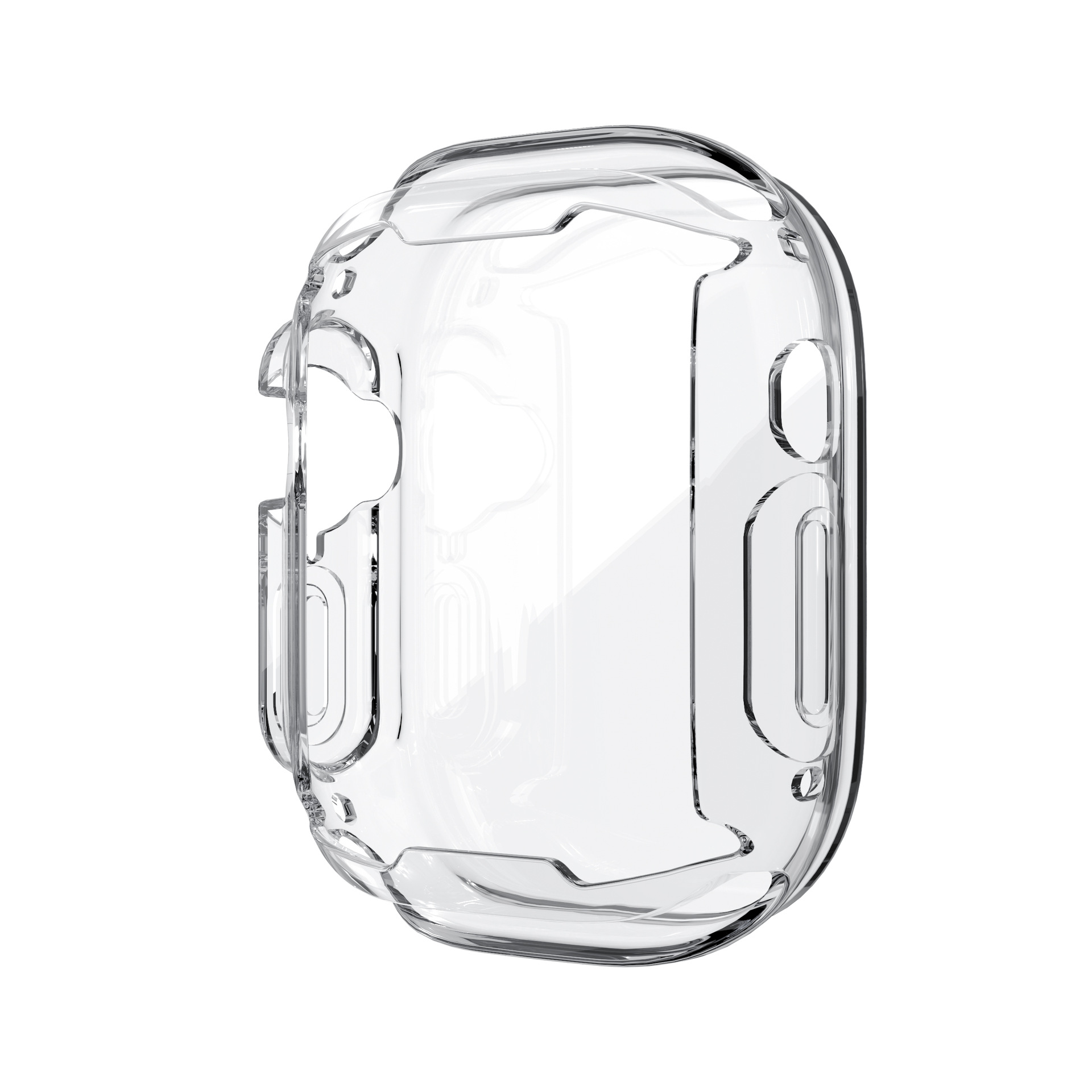 Ốp TPU Kai Clear Full Mặt Kính Dành Cho Apple Watch Series 7/8/9 Size 41/45mm_ Hàng Chính Hãng