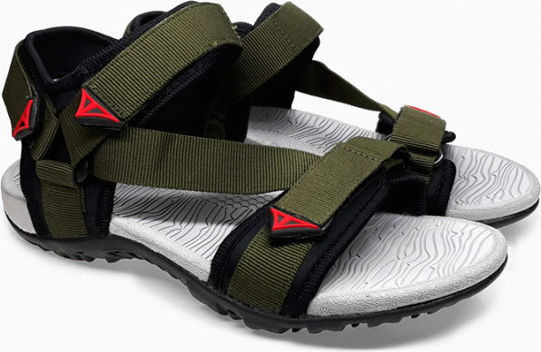 Giày Sandal Việt Thủy Quai Chéo VT2 - Xanh Rêu - Tặng Kèm Balo Túi Rút Đặc Biệt