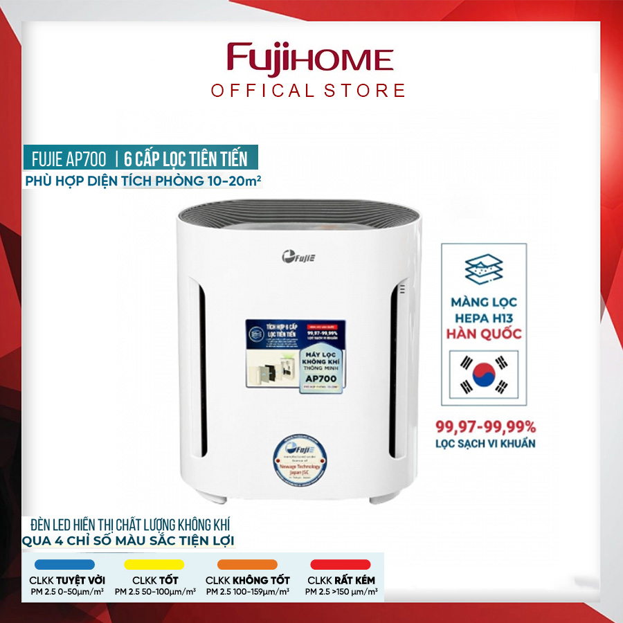 Máy Lọc Không Khí Thông Minh FujiE AP700 - Hàng Chính Hãng