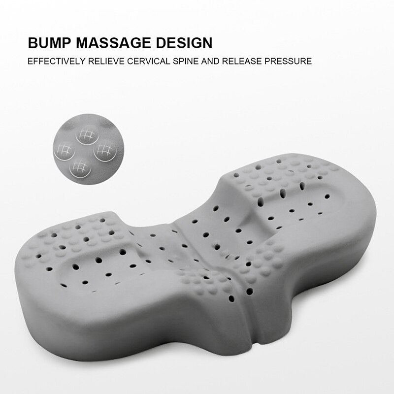 Gối ngủ hỗ trợ tư thế cổ, thiết kế kiểu cánh bướm Memory Foam Pillow Neck Support