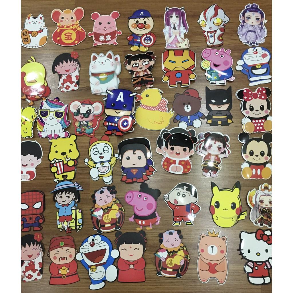 (Xả hàng) Bao lì xì MẪU MỚI 2021 Bao lì xì họa tiết hoạt hình siêu dễ thương, chibi, các mẫu hot hit tết Tân Sửu