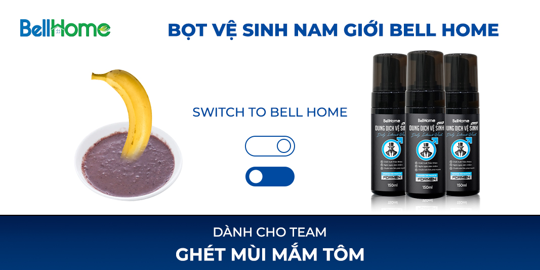 Dung Dịch Vệ Sinh Nam Bell Home - Làm sạch tức thì Lưu hương 24h dung tích