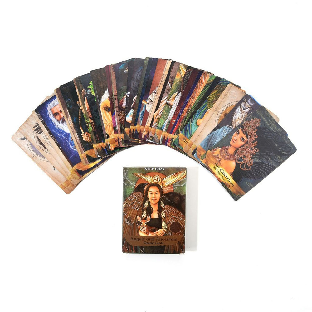 Bài Oracle Angels And Ancestors 55 Lá Bài Tặng File Tiếng Anh Và Đá Thanh Tẩy B5