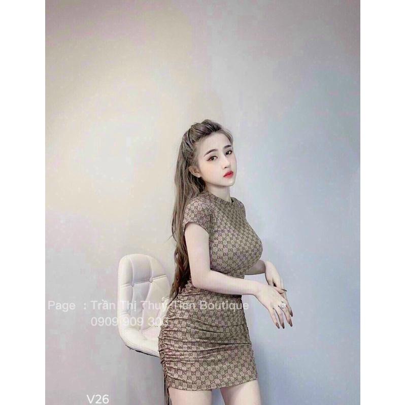 ĐẦM BODY NHÚN TÔN DÁNG SÁNG DA CHUẨN NÉT ĐẸP GÁI XINH QC VLTN4