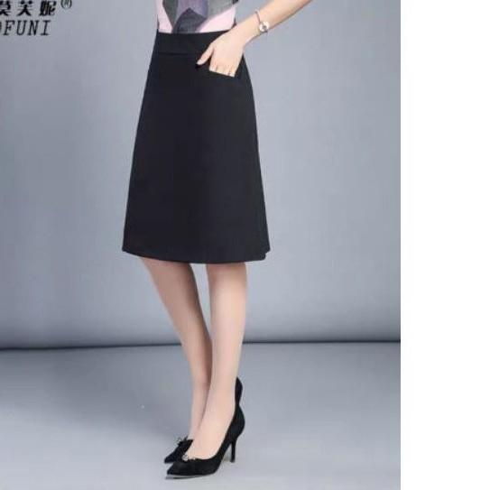 Chân váy chữ A có túi dài che gối C036